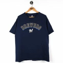 MLB Milwaukee Brewers Majestic T-Shirt - Large