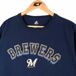 MLB Milwaukee Brewers Majestic T-Shirt - Large -Icy Sales Shop 9740 20IMG 0084
