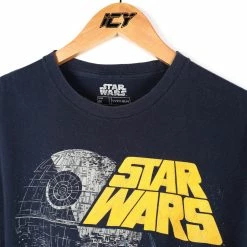 Icy Vintage Star Wars Death Star Millennium Falcon Graphic T-Shirt - Small -Icy Sales Shop 9757 20IMG 0055