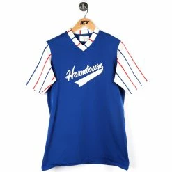 Icy Vintage Vintage 70s 80s Horntown Virginia Goss Bros. #29 Sand-Knit Baseball Jersey - Medium