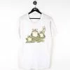 Icy Vintage Vintage Frogs In Pond T-Shirt - Large