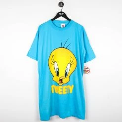 Icy Vintage Vintage 1995 Tweety Bird Sleeping Shirt T-Shirt - 3XL